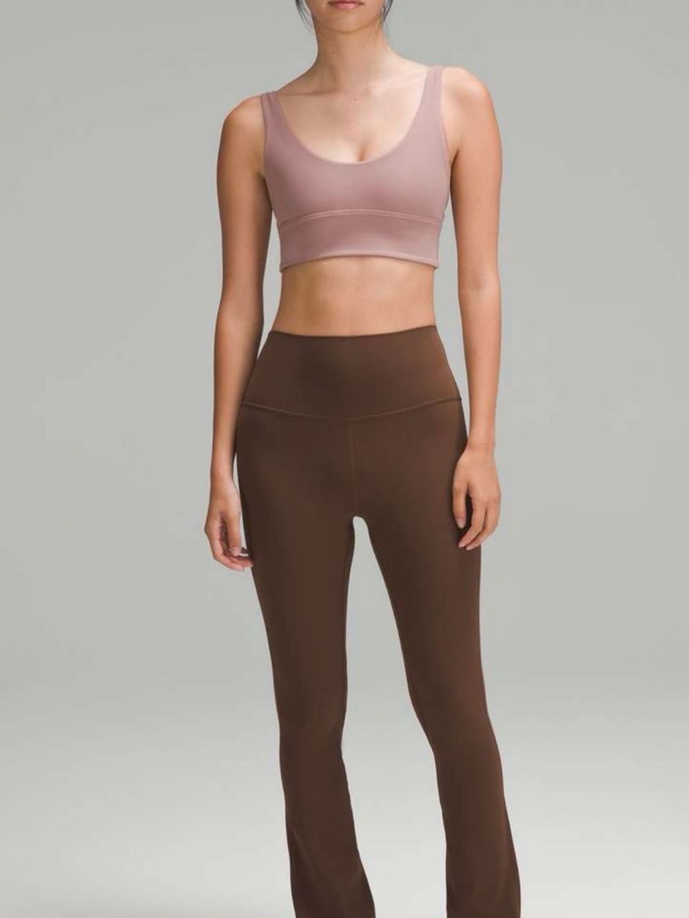 lululemon - align high rise mini flare - 28” Java